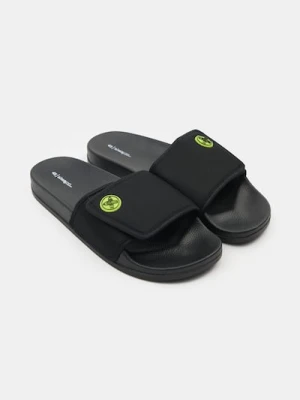 Sinsay - Klapki na rzepy - czarny