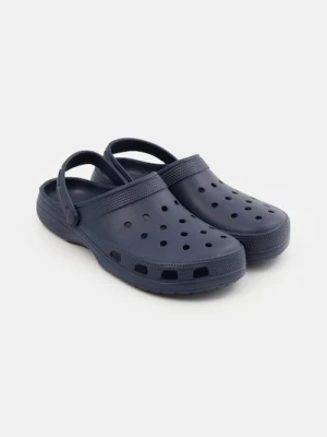 Sinsay - Klapki piankowe z paskiem na piętę - granatowy