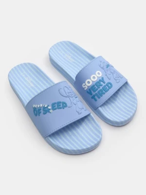Sinsay - Klapki Stich - błękitny