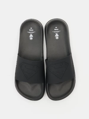 Sinsay - Klapki Superman - czarny