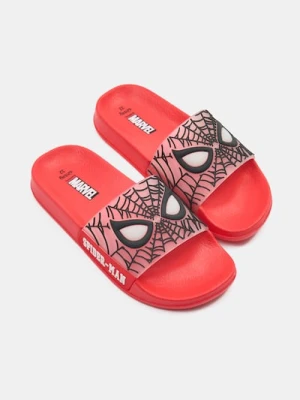 Sinsay - Klapki świecące w ciemności Spider-Man - czerwony