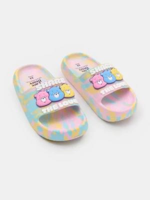 Sinsay - Klapki tie-dye z aplikacją 3D Care Bears - wielobarwny