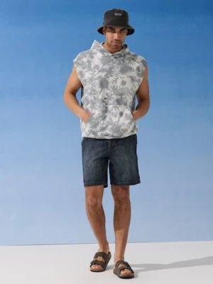 Sinsay - Klapki z dwoma paskami z wkładką z dodatkiem skóry naturalnej - szary