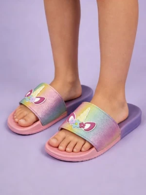 Sinsay - Klapki z motywem jednorożca - różowy