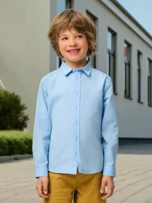 Sinsay - Klasyczna koszula z bawełny - niebieski