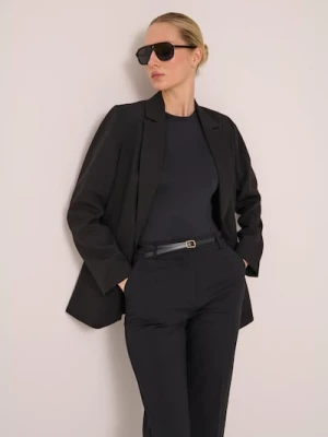 Sinsay - Klasyczna marynarka z ozdobnymi guzikami - czarny