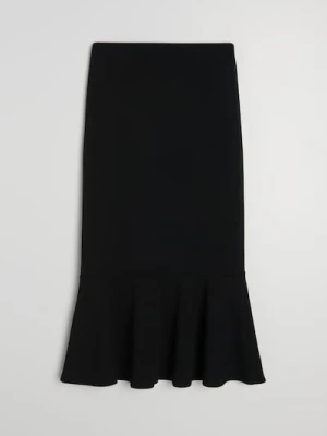 Sinsay - Klasyczna spódnica midi syrenka - czarny