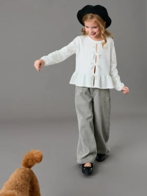 Sinsay - Klasyczne jeansy wide leg - szary