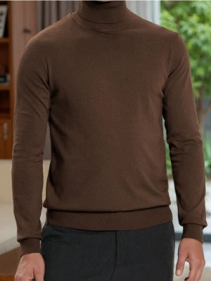 Sinsay - Klasyczny golf - beżowy