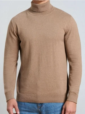 Sinsay - Klasyczny golf - beżowy