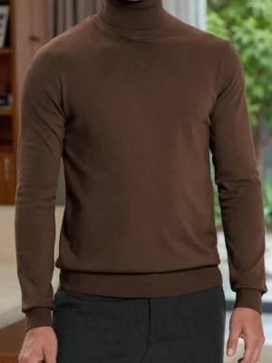 Sinsay - Klasyczny golf - beżowy