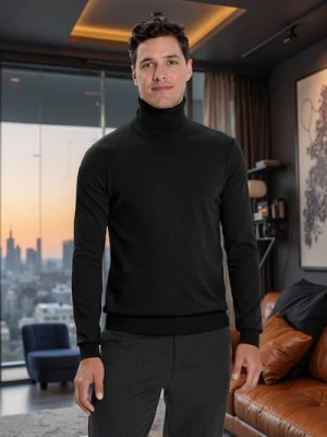 Sinsay - Klasyczny golf - czarny