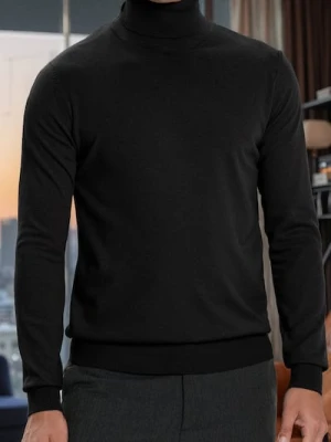 Sinsay - Klasyczny golf - czarny