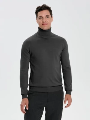 Sinsay - Klasyczny golf - szary