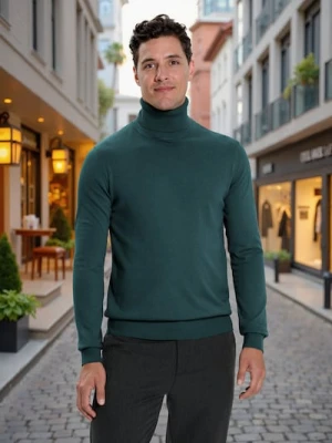 Sinsay - Klasyczny golf - zielony