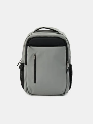 Sinsay - Klasyczny plecak z regulowanymi szelkami - szary