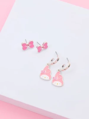 Sinsay - Kolczyki 2 pack My Melody - srebrny