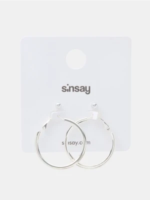 Sinsay - Kolczyki 2 pack - srebrny