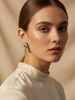 Sinsay - Kolczyki 2 pack - srebrny