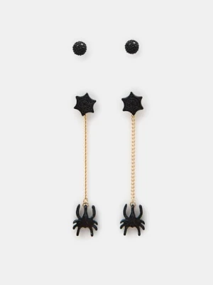 Sinsay - Kolczyki 2 pack - wielobarwny