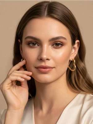 Sinsay - Kolczyki 2 pack - złoty