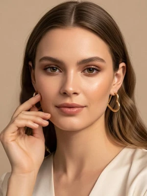 Sinsay - Kolczyki 2 pack - złoty