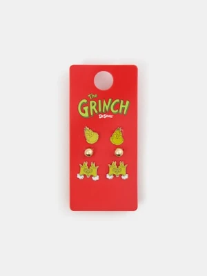 Zdjęcie produktu Sinsay - Kolczyki 3 pack Grinch - wielobarwny