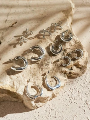 Zdjęcie produktu Sinsay - Kolczyki 6 pack - srebrny