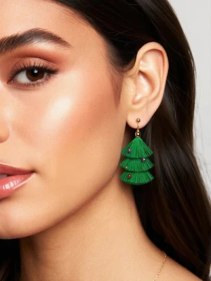 Sinsay - Kolczyki w kształcie choinki - wielobarwny