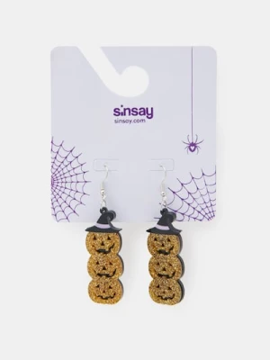 Sinsay - Kolczyki w kształcie dyni - wielobarwny