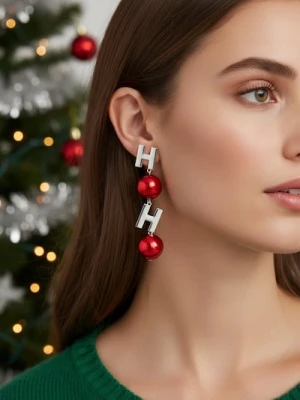 Sinsay - Kolczyki z błyszczącym wykończeniem - wielobarwny