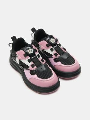 Sinsay - Kolorowe sneakersy na grubej podeszwie - czarny