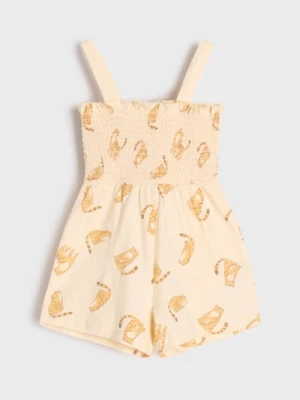 Sinsay - Kombinezon - kremowy