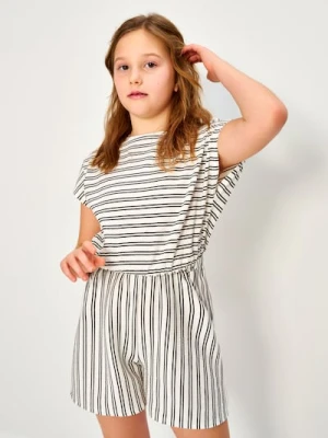 Sinsay - Kombinezon letni w paski - wielobarwny