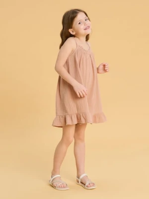 Sinsay - Kombinezon na ramiączkach wykończony falbaną - wielobarwny