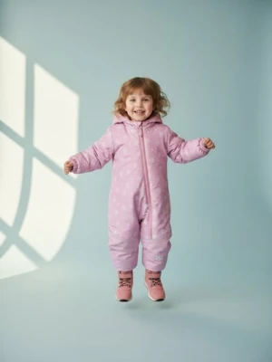 Sinsay - Kombinezon na zamek z odblaskowymi elementami - różowy