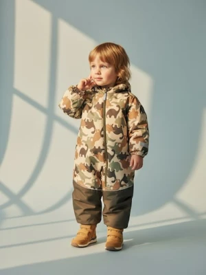 Sinsay - Kombinezon na zamek z odblaskowymi elementami - wielobarwny