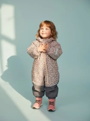 Sinsay - Kombinezon w panterkę - beżowy