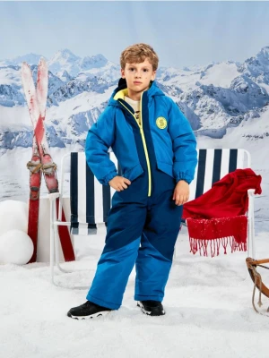 Sinsay - Kombinezon z kapturem - niebieski