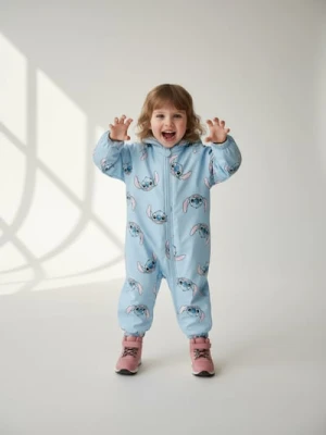 Sinsay - Kombinezon z kapturem Stitch - błękitny
