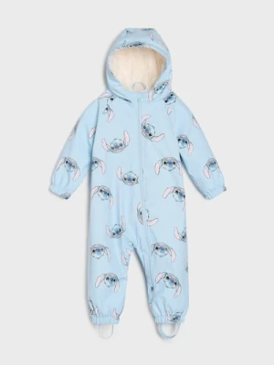 Sinsay - Kombinezon z kapturem Stitch - błękitny
