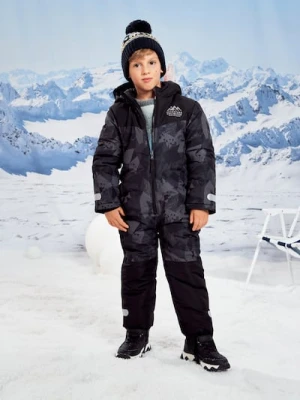 Sinsay - Kombinezon zimowy z odblaskowymi elementami - czarny