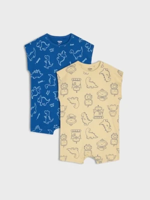 Sinsay - Kombinezony letnie 2 pack - granatowy