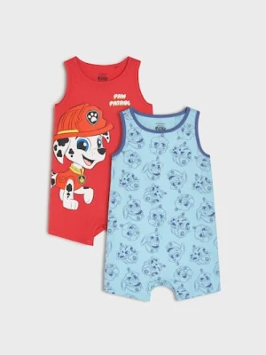 Sinsay - Kombinezony letnie 2 pack PAW Patrol - czerwony