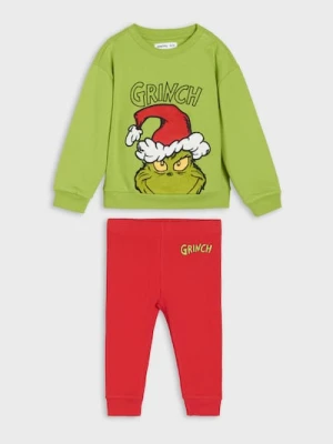 Sinsay - Komplet: bluza i legginsy Grinch - zielony