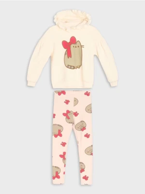 Sinsay - Komplet: bluza i legginsy Pusheen the Cat - wielobarwny