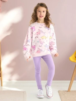 Sinsay - Komplet: bluza i legginsy - wielobarwny