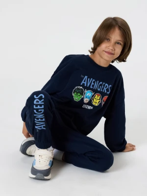 Sinsay - Komplet: bluza i spodnie Avengers - granatowy
