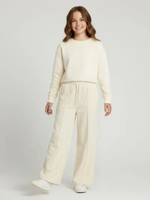 Sinsay - Komplet: bluza i spodnie - beżowy