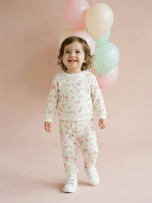 Sinsay - Komplet: bluza i spodnie - beżowy